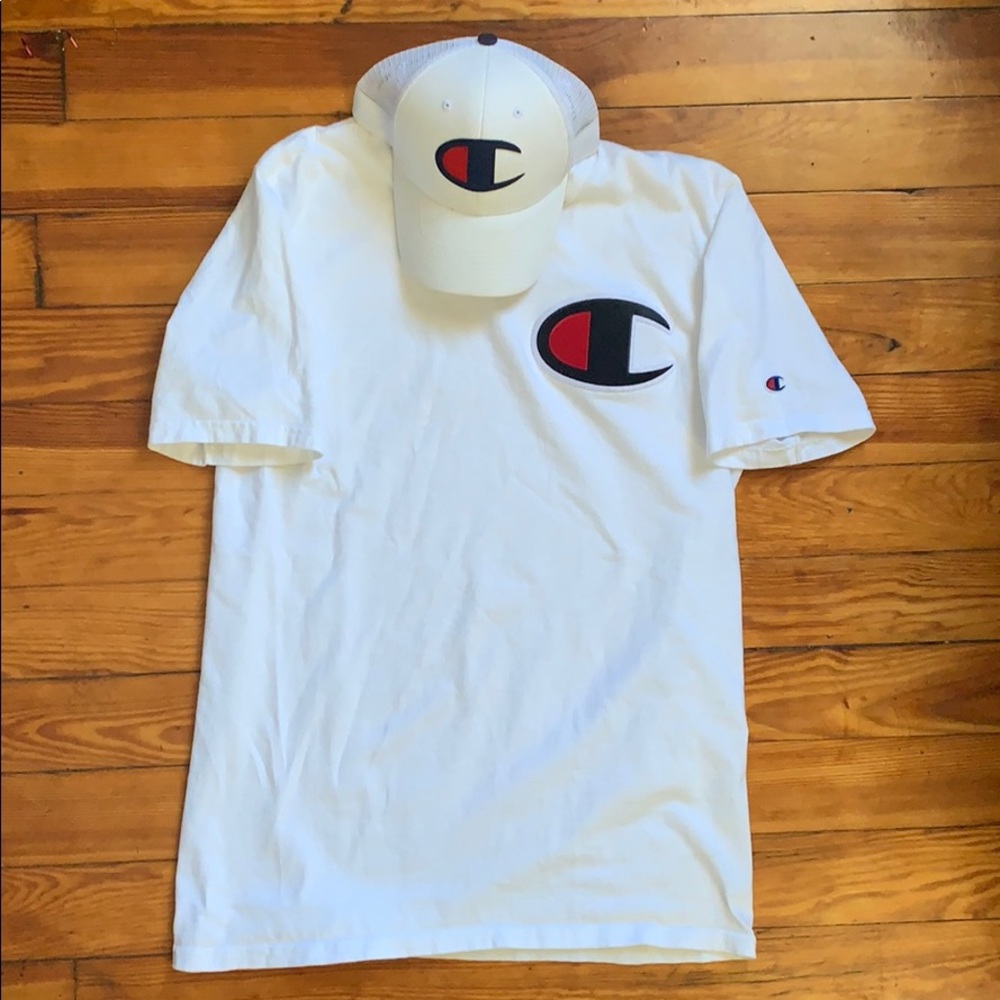 🔥champion combo🚨Get hat + T-shirt🔥